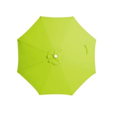 9 ft Patio Umbrella Replacement Canopy for 8 Ribs Top Cover Green Canopy Only