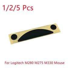 1/2/5 Set 0.6mm Replacement Mouse Skates Feet For Logitech M280 M275 M330 Gaming
