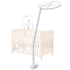 Crib Canopy Holder Net Stand Holder Set, Clip On Crib Canopy Rack, Lightweigh...
