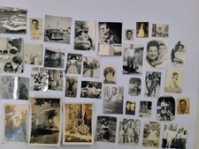 Lot of 35 Vintage Black and White Photo's Family, Kids, Babies 1940's - 1960's