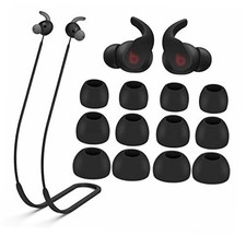 Strap Ear Tips Kit Compatible with Beats Fit Pro, Anti-Lost Soft Silicone