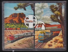 Atchison Topeka & Santa Fe All the Way Railroad playing card set sealed 1960s