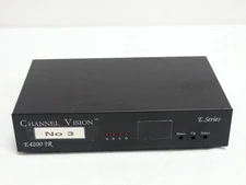 Channel Vision E4200 IR E4200IR E Series RF Modulator, No Power Adapter - Tested