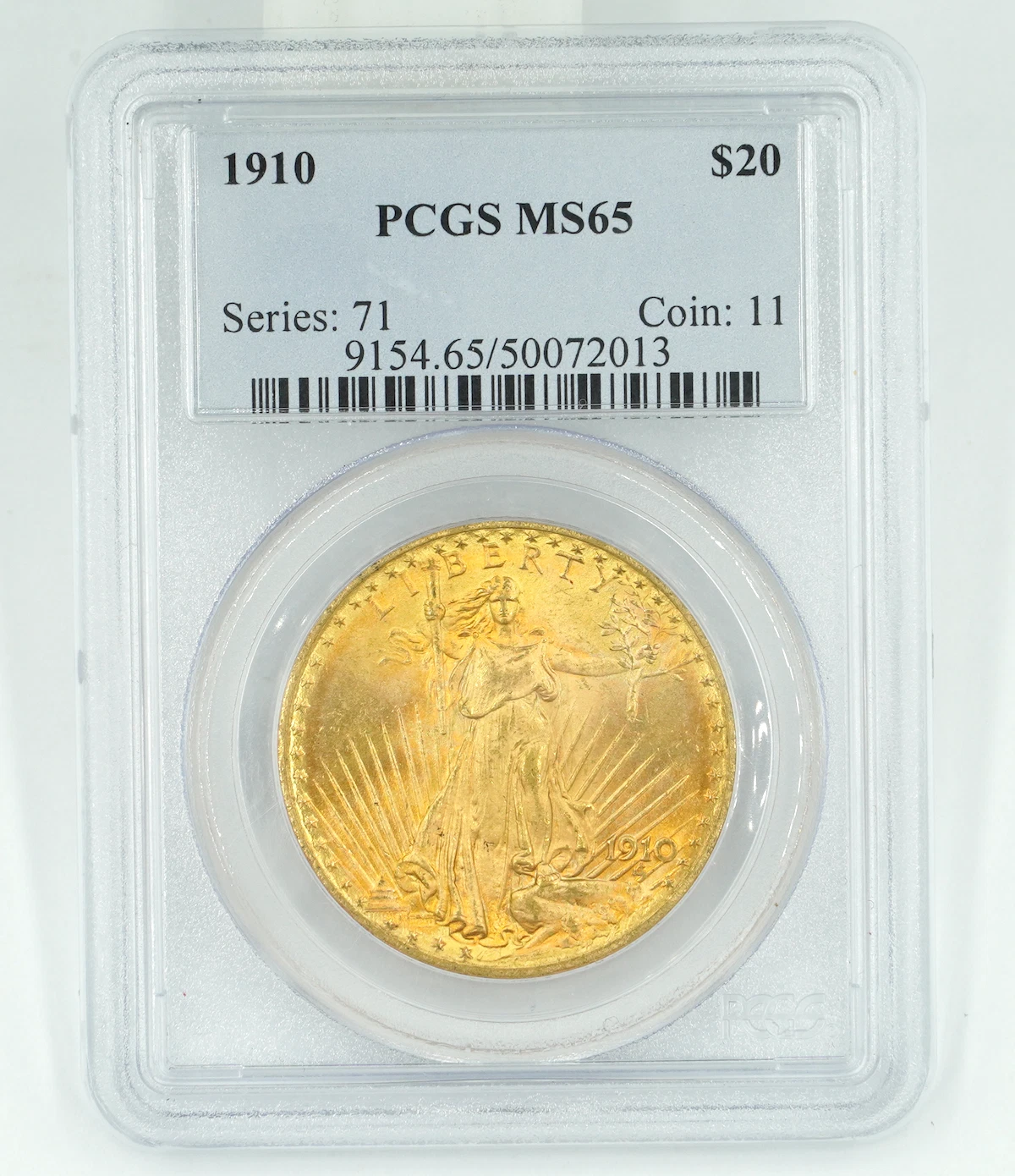 1910 PCGS MS65 Saint Gaudens Double Eagle