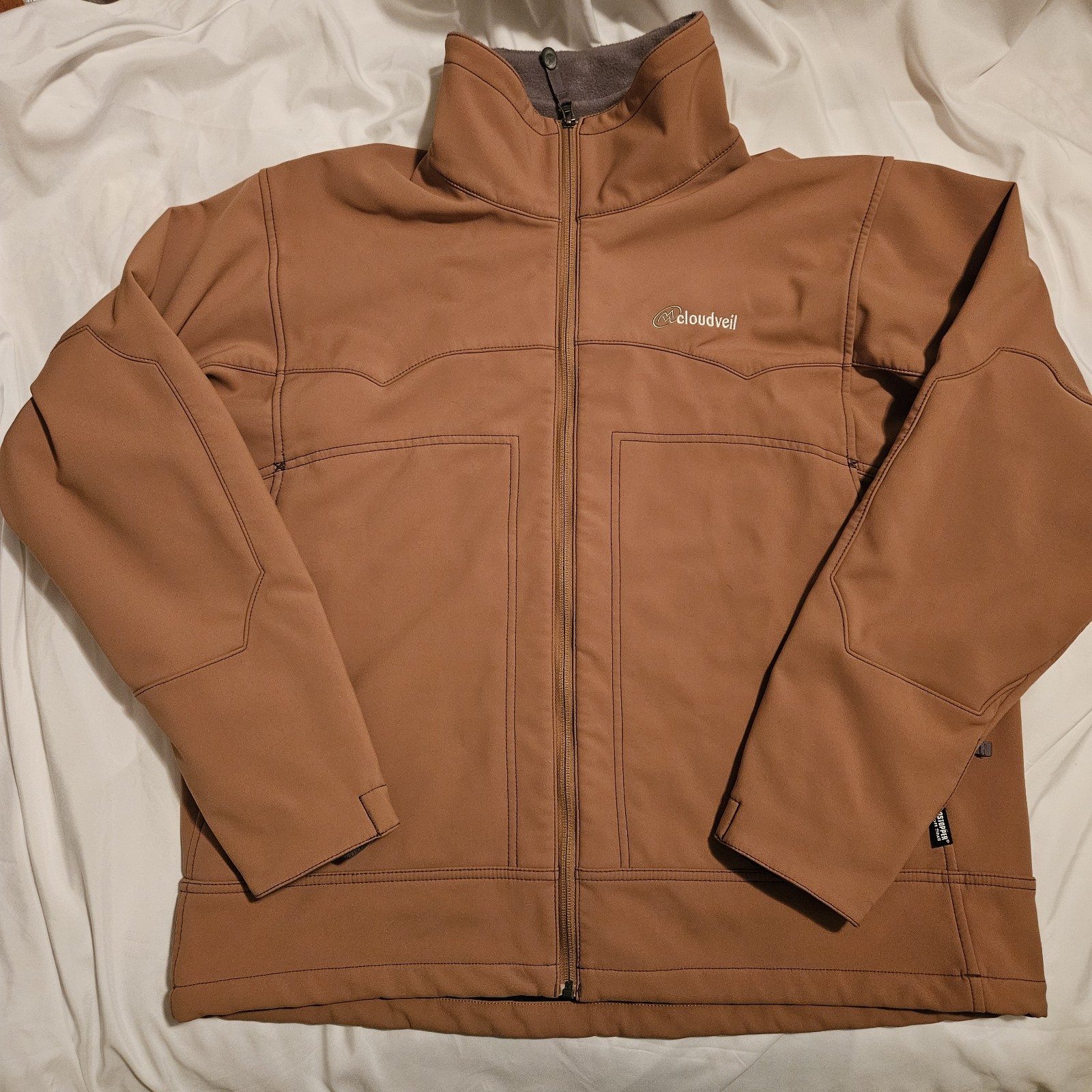 Cloudveil Windstopper Soft shell Jacket Tan, Size… - image 1