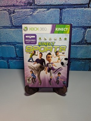 Kinect Sports (Microsoft Xbox 360, 2012) Game, Case, & Instruction Manual
