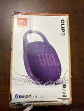 JBL Clip 5 Purple Portable Bluetooth Speaker