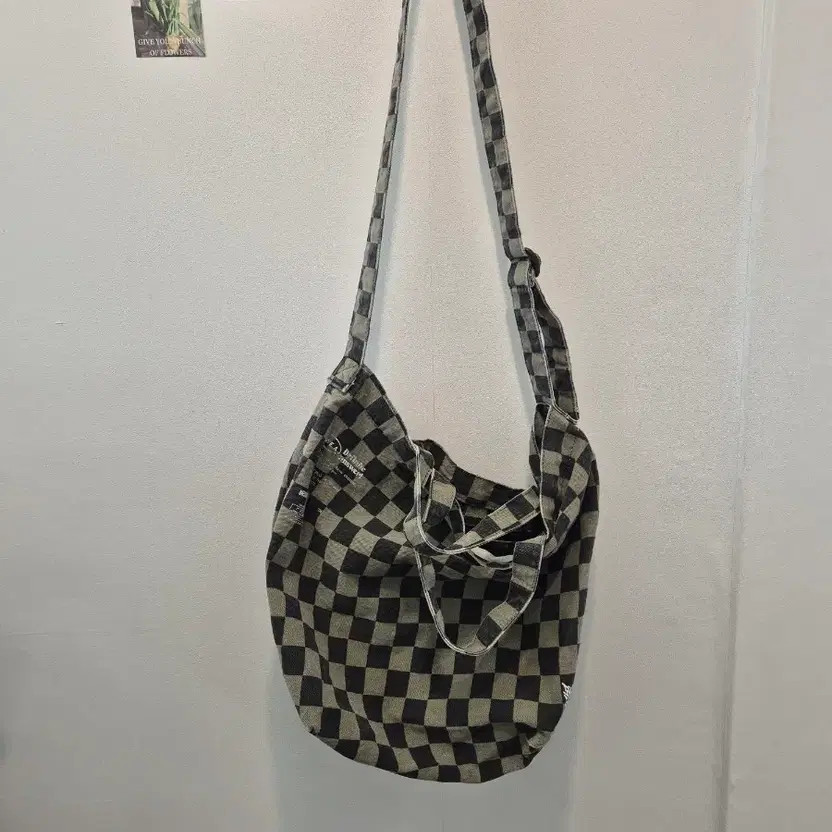 Brownbrass Checkered Pattern Solid Bag Casual Sty… - image 2