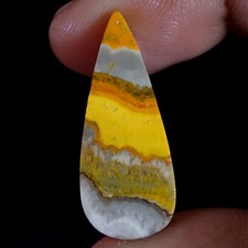 11.30 Cts Natural Bumblebee Jasper Pear Shape Cabochon Loose Gemstone