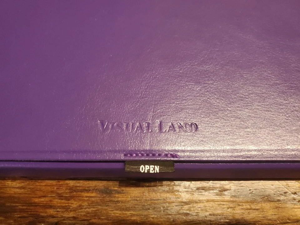 Visual Land Prestige Elite 10QH Tablet Branded Case Stand Cover - Purple Color - Image 3 of 4