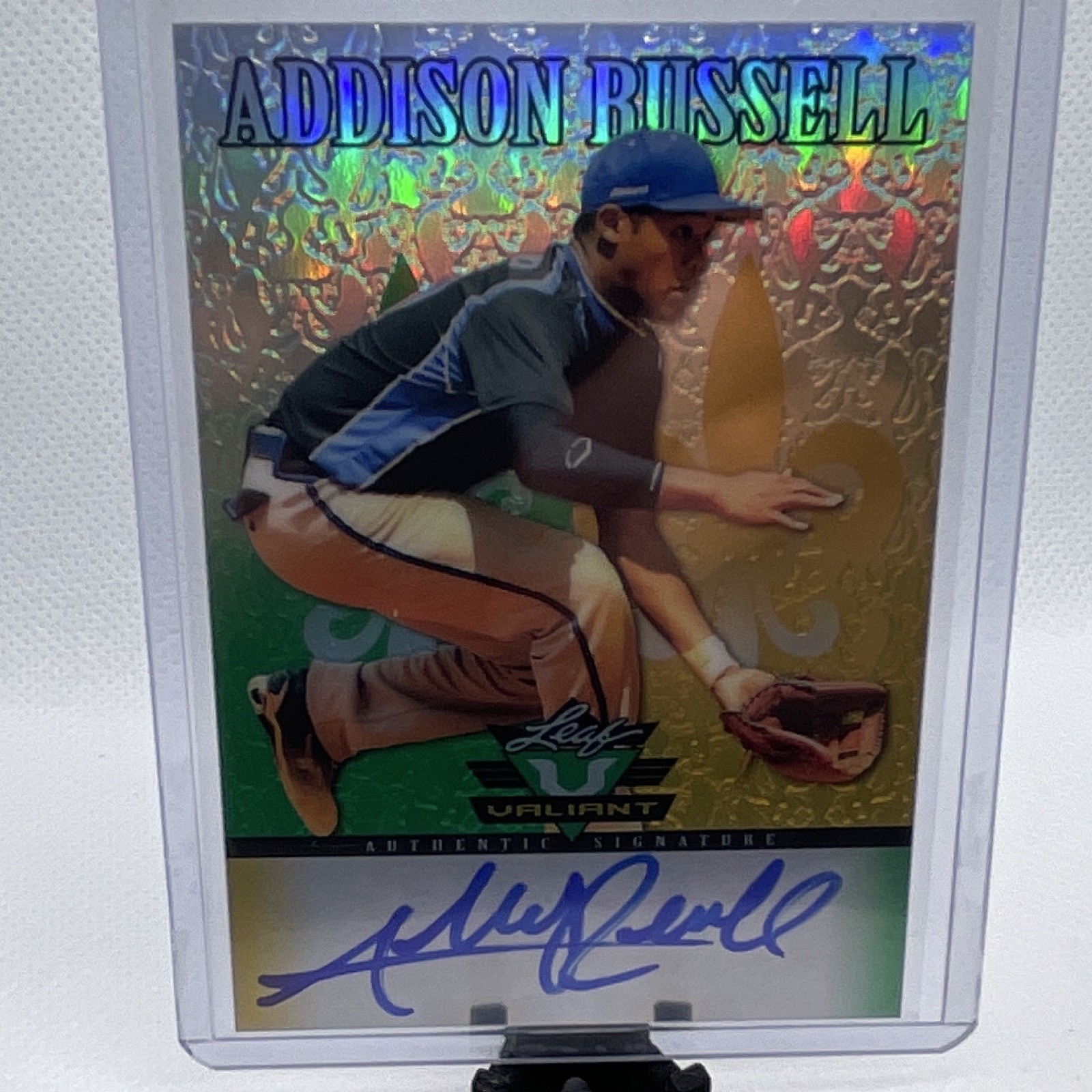 Leaf 2012 Valiant Authentic Signature Autographs Addison Russell VA-AR1