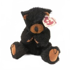 Ty Beanie Baby Ivan 8" Jointed Black Bear 1993 The Attic Treasures Collection