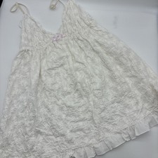 Victoria  s Secret angel baby doll dress white floral Small
