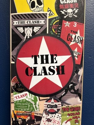 The Clash Skateboard Deck   80cm x 20cm   7 Layer Maple  Punk Wall Art