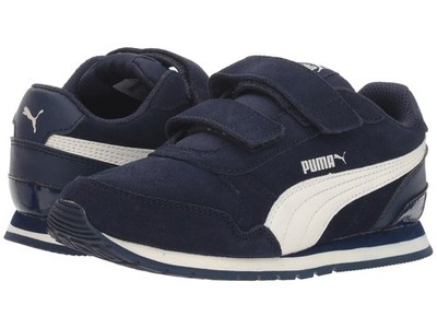 PUMA Kids ST Runner v2 SD V Sneakers, Peacoat/Whisper White