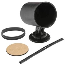 GlowShift Universal Fitment Black Single Gauge Swivel Dashboard Pod Holder -