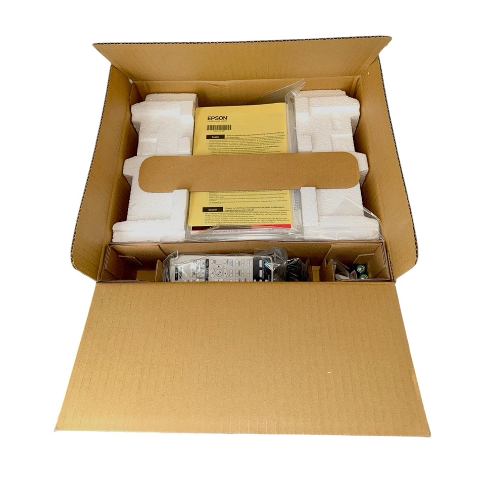 Epson VS250 SVGA 3LCD Projector – New Open Box Bundle – Cord, Remote, Manual - Image 2 of 4