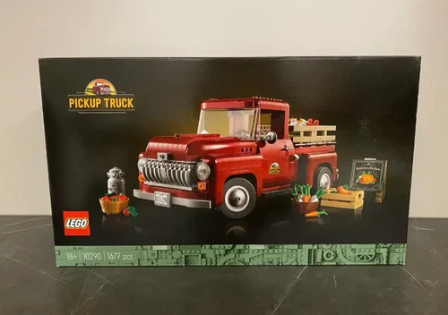 LEGO 10290 Icons Pickup Truck 1950s Vintage Set Collectible - New With Box