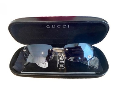 Gucci Solfia SQUARE STUDDED SUNGLASSES | Authentic | Vintage.
