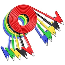 5-Piece Dual-Ended Alligator Clips Test Leads