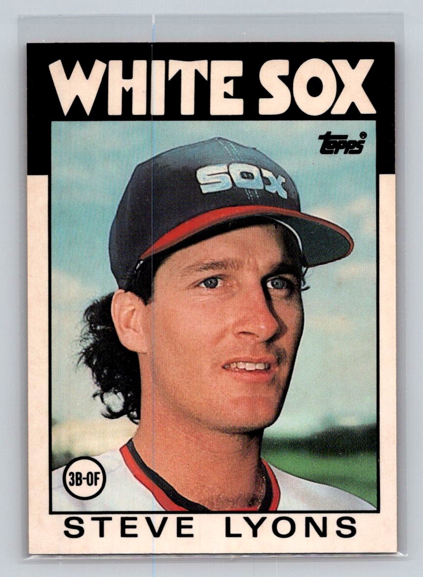1986 Topps Traded #67T Steve Lyons Limited Edition (Tiffany)