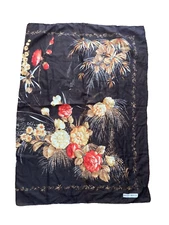 Olga Greco women's scarf scarf shawl polyester flowers new 56x83 cm