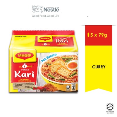 Maggi Nestle Malaysia 2 Minute Instant Curry Flavour Noodles 15 Packs x 79g