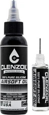 CLENZOIL Airsoft Oil | 100% Silicone Air Gun Oil & Airsoft Chamber Lube 2 oz
