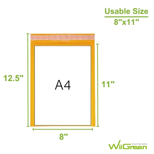#2 25 PCS 9x11 in Kraft Bubble Mailers Paper Padded Envelopes with Peel and Seal - Picture 2 of 9