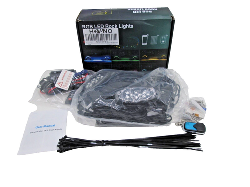 16 Cialde RGB Luci di Roccia LED Impermeabili Magic-RGB Multicolore Inseguimento Neon - Foto 2 di 8