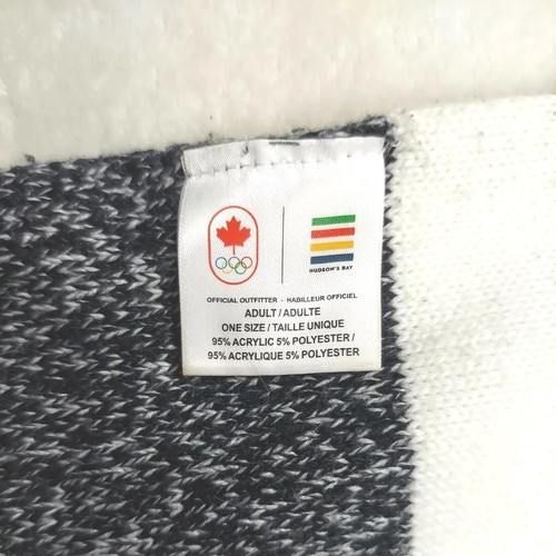 Canada 2015 Hudson’s Bay Winter Olympic Scarf – Multi-Color Unisex Team Canada - Picture 3 of 7