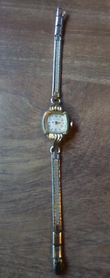 Vintage 1961 art deco Bulova M1 10K RGP gold Womens Watch not running Vintage 1961 Art Deco Bulova M1 10K RGP Gold Womens Watch  main image 3