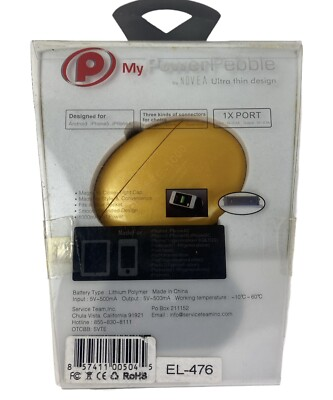#ad novea my power bank pebble $6.98