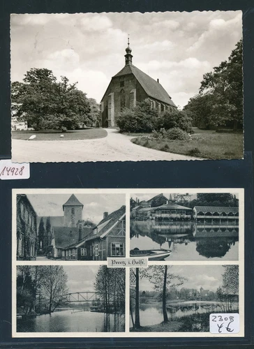32177) 2 Postcard Preetz, O 1955/63