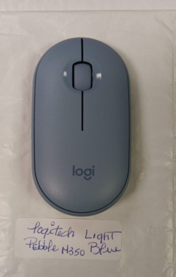 Logitech Pebble M350 Wireless Mouse 910-005769 - No Packaging - Light Blue