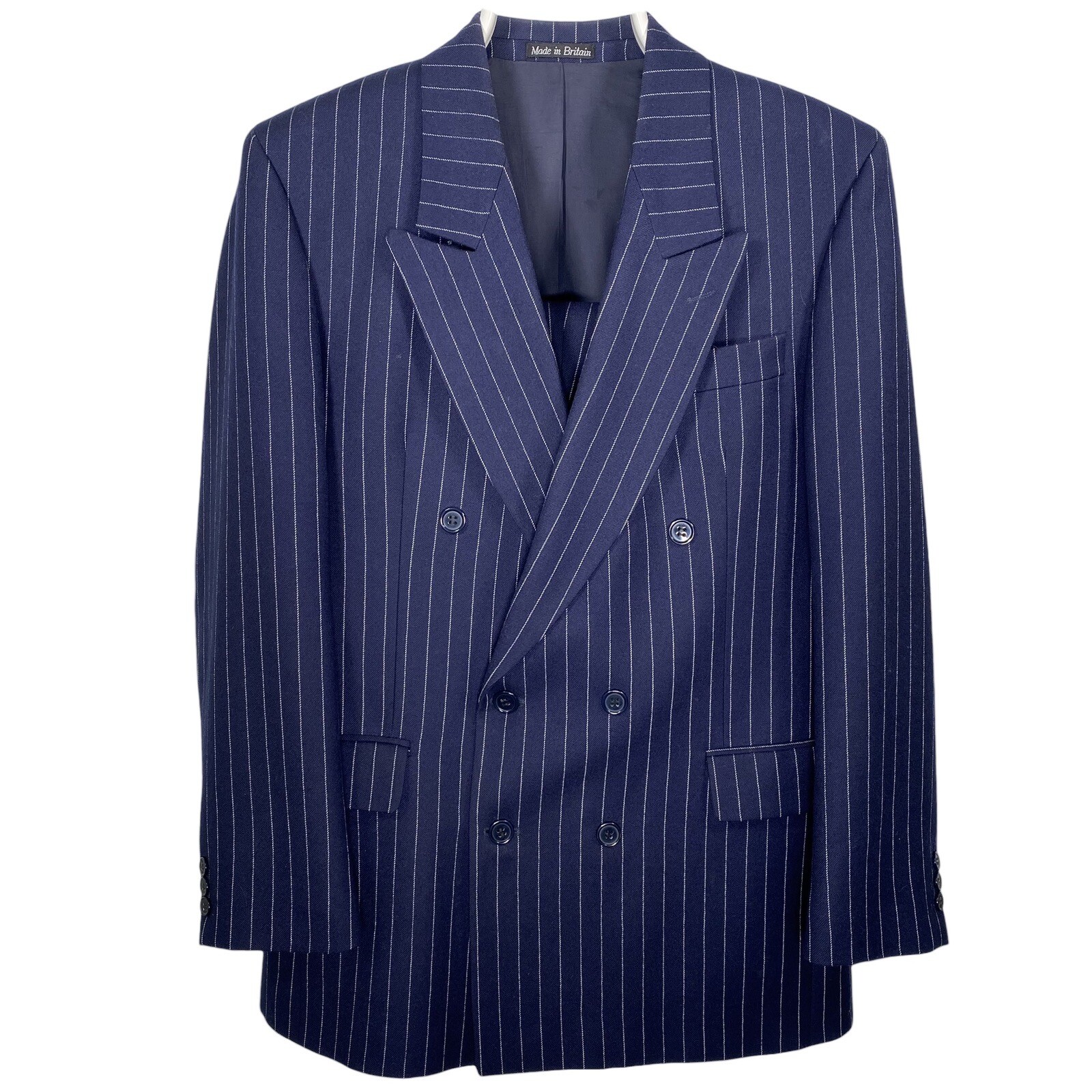 Welsh & Jefferies Eton Suit 2Piece Blue 44S/33S Bespoke Savile Row