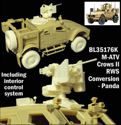 Crows Rws Control Grip Blast Models 35176 1/35 M-ATV Crows-II RWS Conversion Set for Panda ...