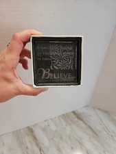 Seagull Studios Crystal Reflections Paperweight "Miracles do happen ..." New