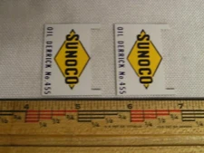Lionel 455 Oil Derrick SUNOCO Billboard Signs 455-53! YOU GET 2 SIGNS!