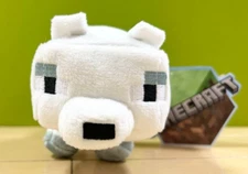 Minecraft Arctic Fox Mascot Plush FuRyu 20cm New