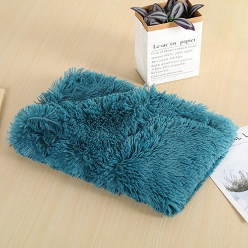 Soft Shaggy Long Plush Pet Dog Sleep Blanket Fluffy Cat Bed Mat Warm Sleep Cover - Picture 19 of 24