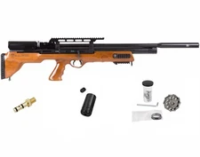 Hatsan BullBoss Wood QE .25 Cal PCP Side Lever Air Rifle HGBullBoss-25W