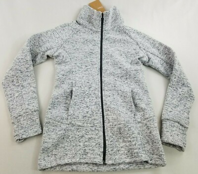 Thread & Supply Herren Sweatshirt Pullover Weiß Blau Sz XS