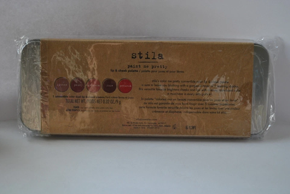 NIP Stila Lip & Cheek Palette 0.32 oz Kitten, Peony, Gerbera, Rose, Petunia RARE - Image 2 of 2