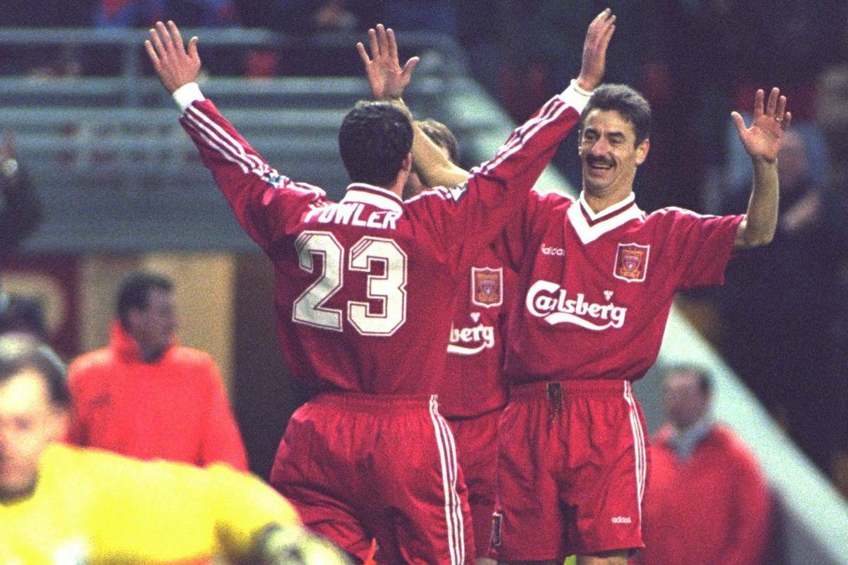 1995-1996シーズンリヴァプールホームレトロユニフォーム Liverpool 1995-1996 Adidas Home Official shirt with ori