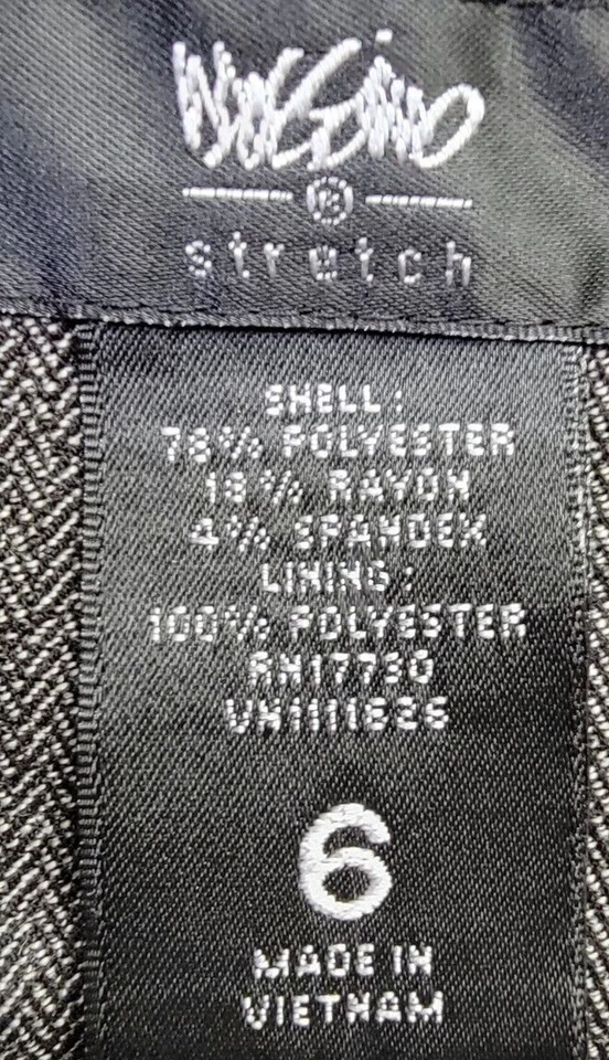 Mossimo Womens Skirt Size 6 Black White Striped - Image 2 of 4