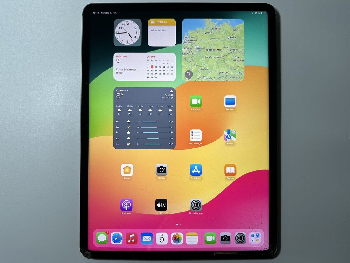 Apple iPad Pro 12,9 Zoll 5.Gen. WIFI + Cellular 256GB Grau 