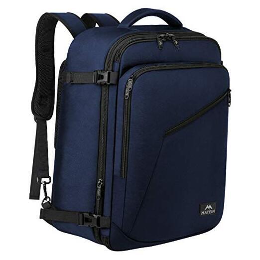 Weekender Backpack, Durable Large Capacity Travelling Suitcase Backpack Blue