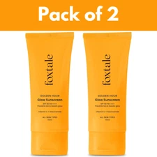 Foxtale SPF 50 Vitamin C Glow Sunscreen with PA++++ & Niacinamide 50ml