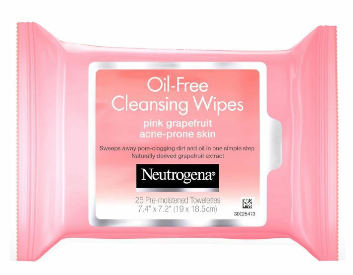 Neutrogena Cleansing Wipes OilFree Pink Grapefruit for Acne Prone Skin 2 packs eBay